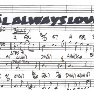 I will always love you - partitura bajo