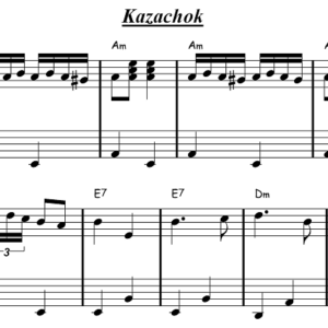 Katyusha partitura Katyushapartitura acordeón Katyusha acordes