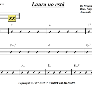 laura no está partitura