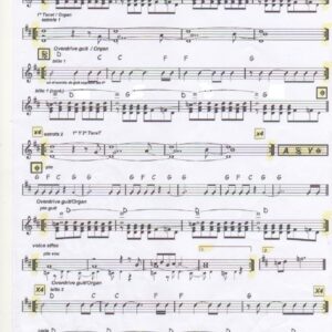 Vertigo partitura teclado.