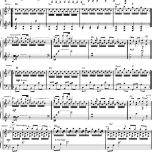 Somewhere only we know partitura piano