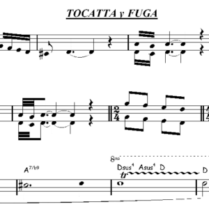 Toccata en re menor de J.S. Bach
