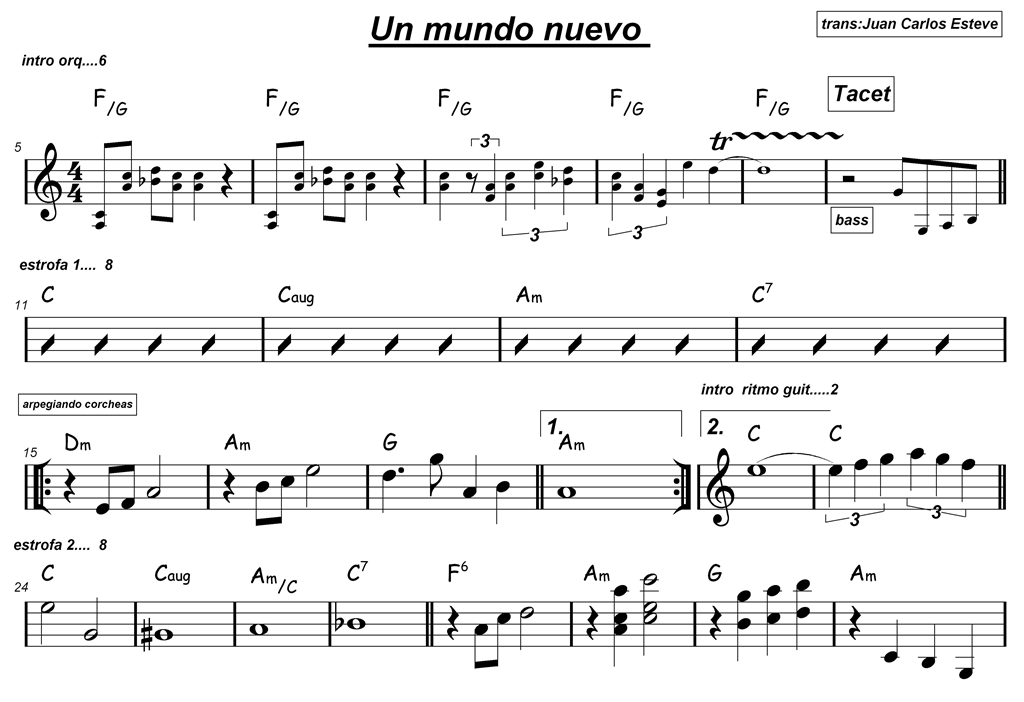 Un mundo nuevo